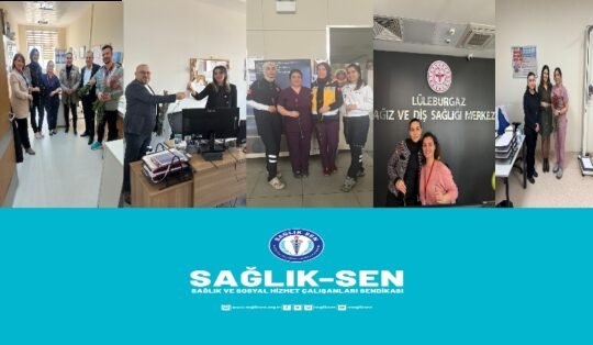 Kırklareli Sağlık-Sen Şubesi, 8 Mart Dünya Kadınlar Günü kapsamında il