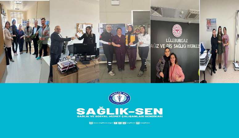 Kırklareli Sağlık-Sen Şubesi, 8 Mart Dünya Kadınlar Günü kapsamında il