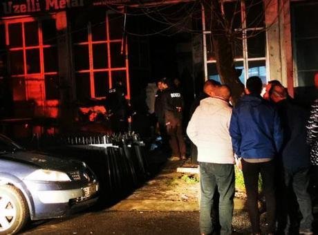 Yeni sanayi sitesindeki bir iş yerinde henüz bilinmeyen bir nedenle