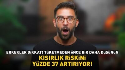 Kısırlık riskini yüzde 37 artırıyor! Erkekler dikkat! Tüketmeden önce bir daha düşünün Kaynak:Cnnturk.com Hollanda’daki Rotterdam Erasmus Üniversitesi’ndeki bilim insanlarının yaptığı araştırmanın sonuçları