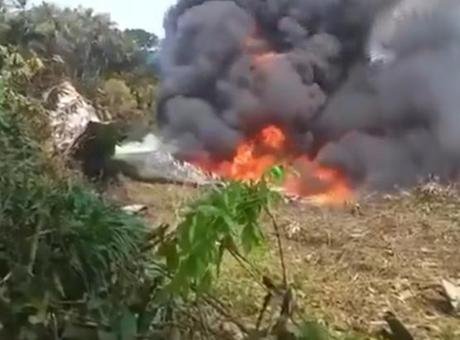 Kolombiya Hava Kuvvetlerine ait FAC-10016 tescilli C-130H Hercules tipi nakliye