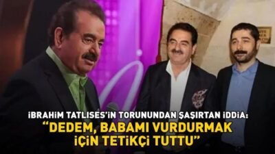 Kaynak:Cnnturk.com İbrahim Tatlıses, oğlu Ahmet Tatlıses ile kızı Dilan Çıtak’a