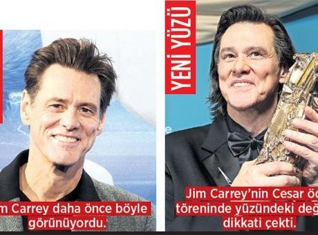 Ünlü aktör klonlandı mı? ABD’li komedyen Jim Carrey (64) Paris’te Cesar Onur Ödülü’nü aldı.