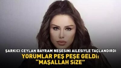 Ünlü şarkıcı Ceylan bayram neşesini ailesiyle taçlandırdı! Yorumlar peş peşe geldi: ‘Maşallah size!’ Sahne performansının yanı sıra imajı ve sosyal medyada yaptığı efektlerle