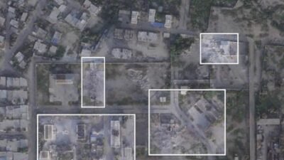 New York Times gazetesinin, uydu görüntüleri, sosyal medya paylaşımları ve