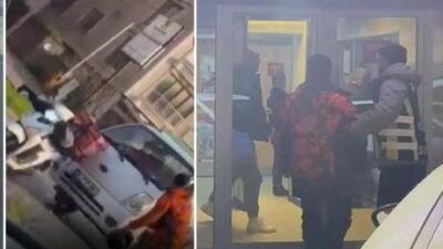 İstanbul Trafik Denetleme Şube Müdürlüğü ekipleri, bir motosiklet sürücüsünün trafikte