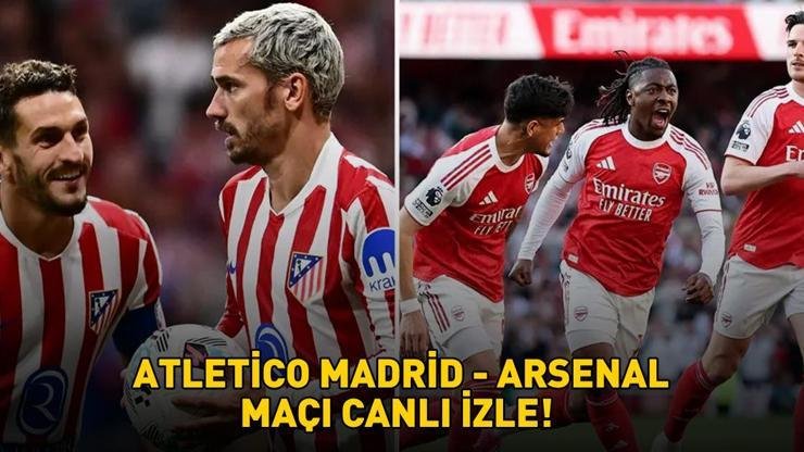 Kaynak:Cnnturk.com Atletico Madrid-Arsenal maçı canlı yayını için geri sayım sürüyor.