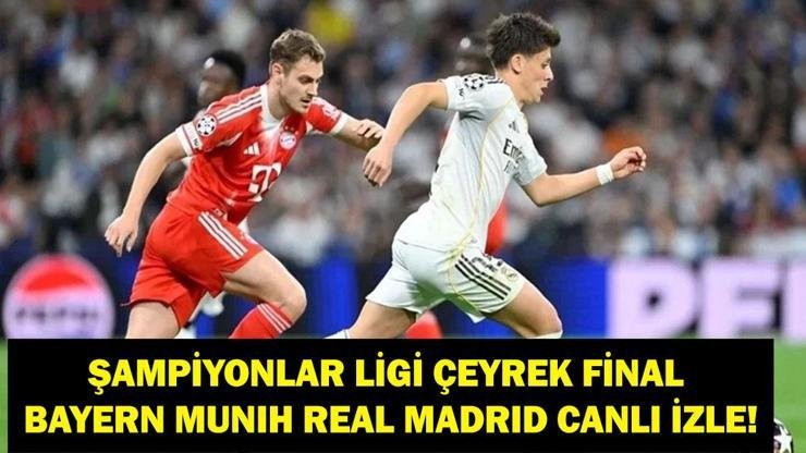 BAYERN MUNIH REAL MADRID MAÇI CANLI İZLE: Arda Güler İlk 11’de Mi? Şampiyonlar Ligi Bayern Münih Real Madrid Maçı Şifresiz Canlı İzle Kaynak:Cnnturk.com Bayern Münih ve Real Madrid, Avrupa futbolunun iki köklü