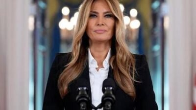 ABD Başkanı Donald Trump’ın eşi Melania Trump, Beyaz Saray’da kameralar