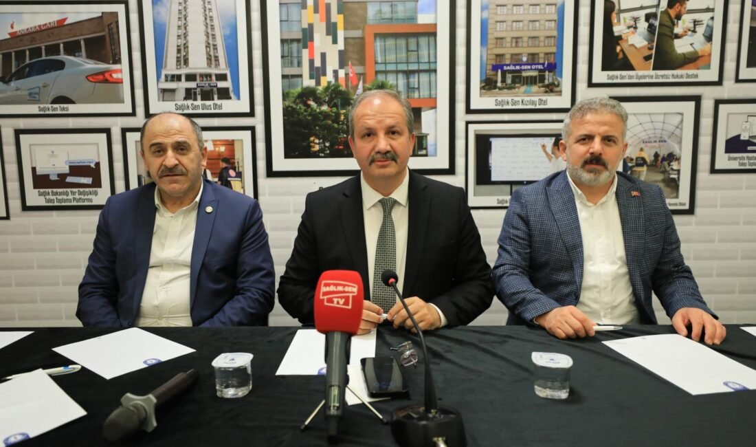 En Yoğun Hastanede de En Ücra Köşedeki ASM’de de Sağlık-Sen Var Genel Başkan Mahmut Faruk Doğan, Genel Sekreter Durali Baki ile