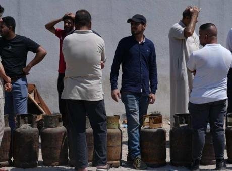 Irak’ın başkenti Bağdat’ta son günlerde mutfak tüpü tedarikinde devam eden