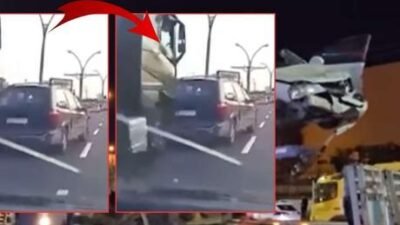 Irak’ın Kerkük kentinde dün akşam saatlerinde korkunç bir kaza meydana