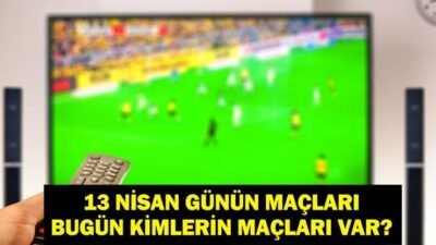 GÜNÜN MAÇLARI 13 NİSAN: Bugün Kimin Maçı Var? Anadolu Efes Fenerbahçe Beko Maçı Saat Kaçta, Hangi Kanalda? İşte 13 Nisan Günün Maçları Listesi… Kaynak:Cnnturk.com 13 Nisan Pazartesi bugün hangi maçlar var merak ediliyor.