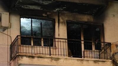 Yangın, saat 00.30 sıralarında Kızılay Mahallesi 513 Sokak’ta bulunan 3