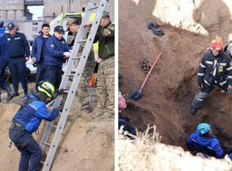 Kazakistan’ın Pavlodar kentinde su borusu çalışmaları sırasında göçük oluştu. Bölgeye