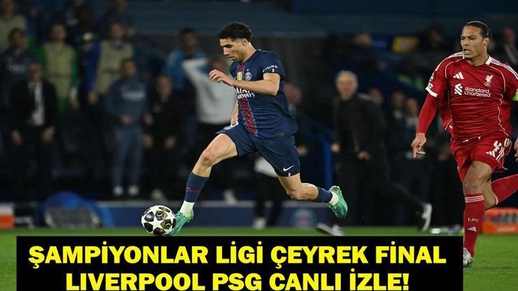 LIVERPOOL PSG CANLI İZLE: UEFA Şampiyonlar Ligi Çeyrek Finali Liverpool PGS Maçı Saat Kaçta Hangi Kanalda? İşte Maç Kadrosu ve Canlı İzleme Ekranı… Kaynak:Cnnturk.com Liverpool Paris Saint‑Germain karşılaşması öncesi açıklanan muhtemel kadrolar ve