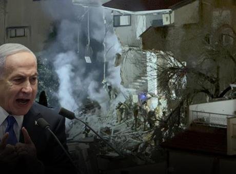 İsrail Başbakanı Binyamin Netanyahu, İran’ın dün İsrail’in kuzeyine yönelik misillemesinde