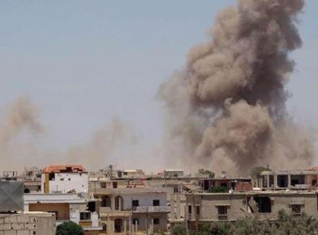 Suriye resmi ajansı SANA, Dera’nın doğusundaki Busra el Harir beldesinde