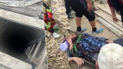 Kırgızistan’da 65 yaşındaki bir adam, bahçesindeki kuyuda günlerce mahsur kaldı.