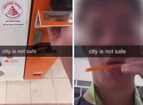 Asya ülkesi Singapur’da ismi açıklanmayan bir genç, sosyal medya hesabı