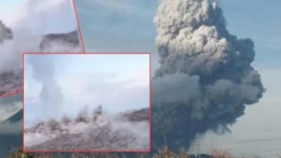 Guatemala’da bir grup dağcı, 20 Nisan’da dünyanın en aktif yanardağlarından