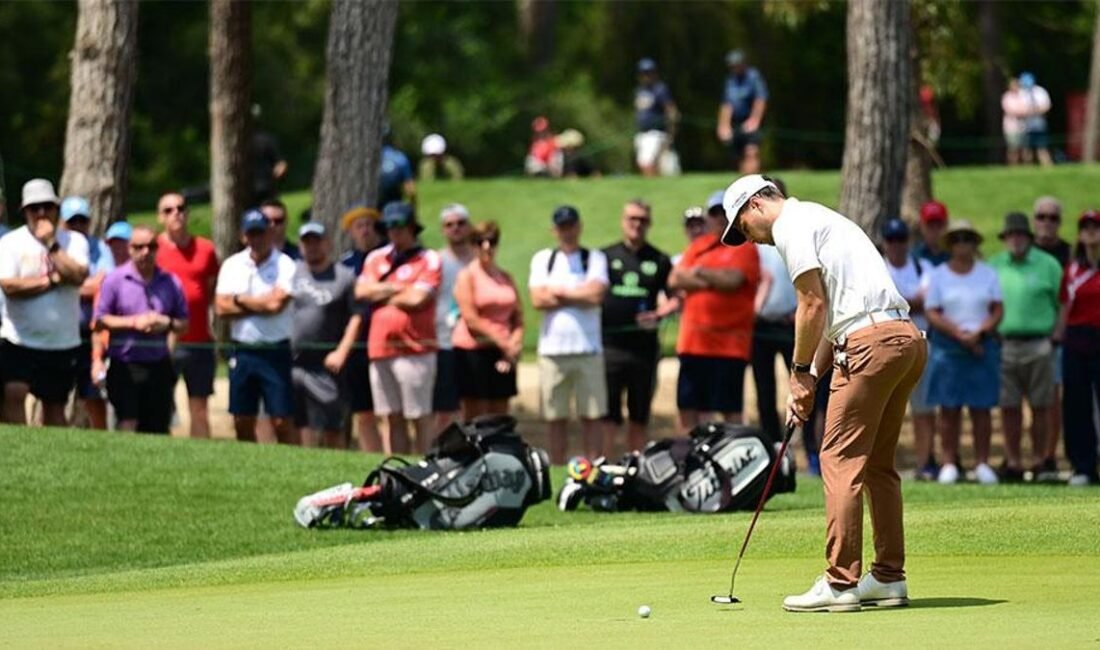 Serik ilçesi Belek Turizm Merkezi’ndeki Regnum National Golf Kulübü sahasında