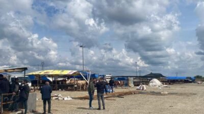 Onur KAYA/ÇERKEZKÖY(Tekirdağ), (DHA)- TEKİRDAĞ’ın Çerkezköy ilçesinde kurulu bulunan hayvan pazarında