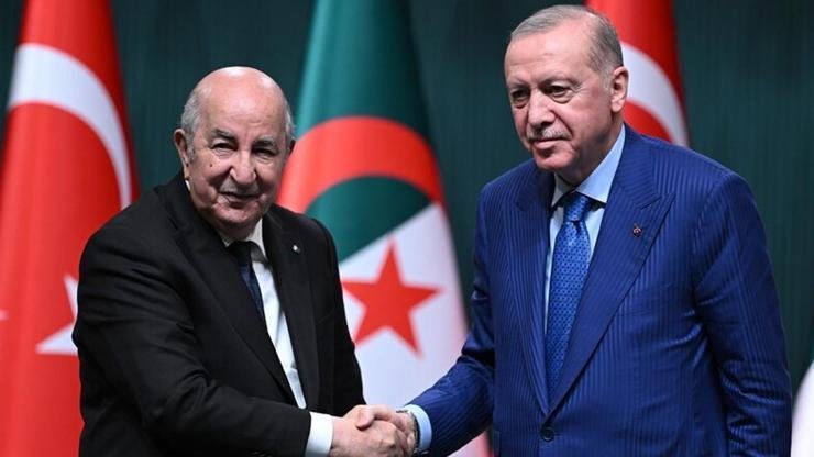 Kaynak:İHA Cumhurbaşkanı Erdoğan ve Cezayir Cumhurbaşkanı Tebbun arasında gerçekleştirilen telefon
