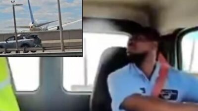 ABD’de bir yolcu uçağının iniş sırasında aydınlatma direği ve kamyon