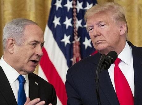 İsrail Başbakanı Binyamin Netanyahu’nun, ABD Başkanı Donald Trump ile gerçekleştirdiği