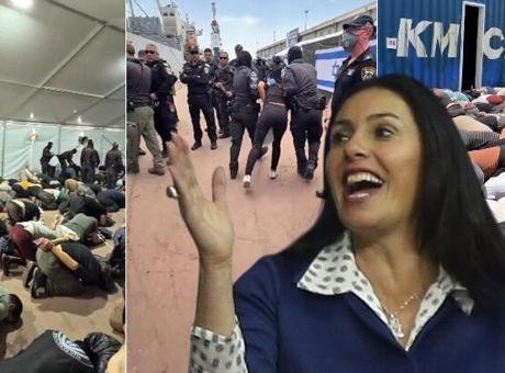 İsrailli bakan Regev’den terörist Ben-Gvir’i aratmayan sözler: Sumud aktivistleri için ‘hapishane’yi işaret etti İsrail Ulaştırma Bakanı Miri Regev, İsrail tarafından alıkonulan Küresel Sumud