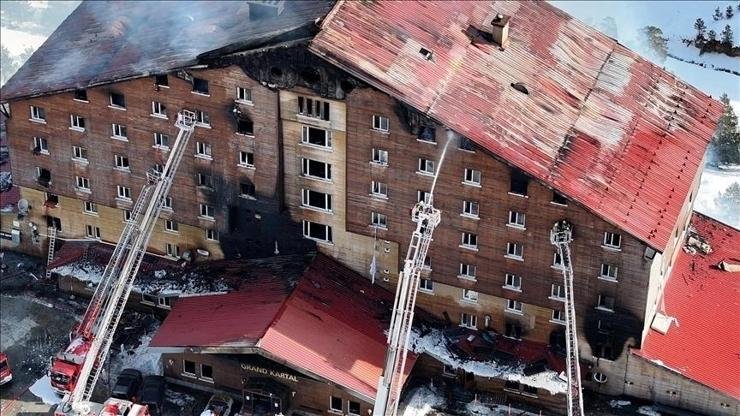 Kaynak: DHA/AA Grand Kartal Otel’de 21 Ocak 2025’te çıkan yangında