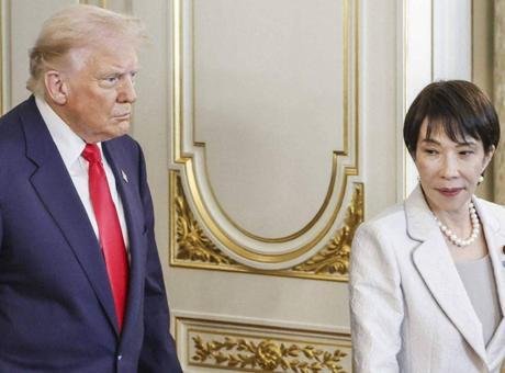 Japonya Başbakanı Takaiçi Sanae ile ABD Başkanı Donald Trump, iki