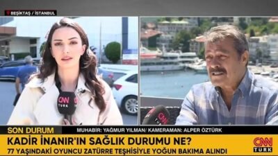 Kaynak:CNN TÜRK Yağmur Yılman’ın Kadir İnanır’ın sağlık durumuna ilişkin açıklamaları