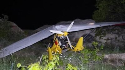 Nevşehir’in Kapadokya bölgesinde gün batımı uçuşu sırasında motor arızası meydana