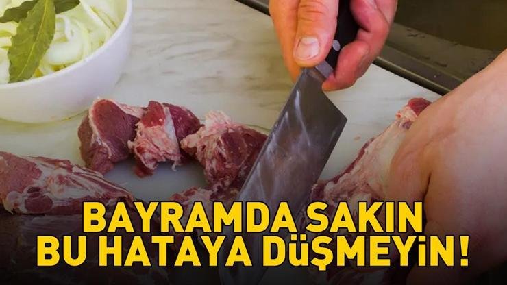 Kaynak:Cnnturk.com Kurban Bayramı’nda sık yapılan hatalara dikkat çeken uzmanlar, etin
