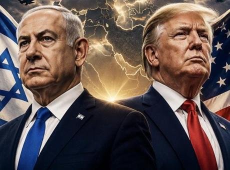 İsrail Başbakanı Binyamin Netanyahu, ABD Başkanı Donald Trump’ın da bulunduğu