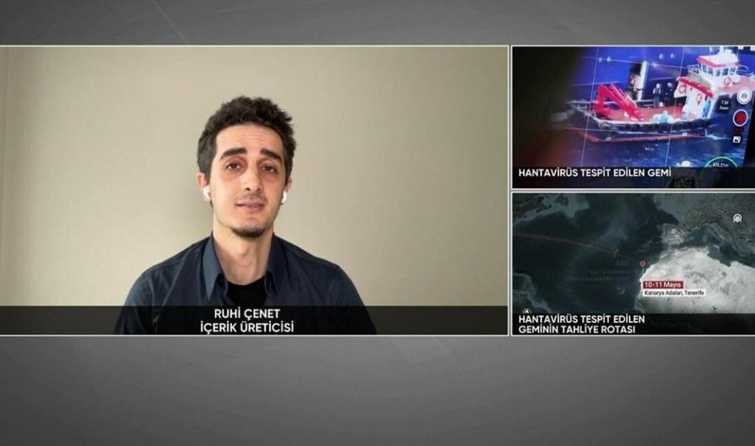 Kaynak:CNN TÜRK Arjantin açıklarında hantavirüs paniği yaşanan “Hondius” isimli geminin