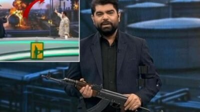 İran’da bazı televizyon kanallarında canlı yayın sırasında silah eğitimi verildi.