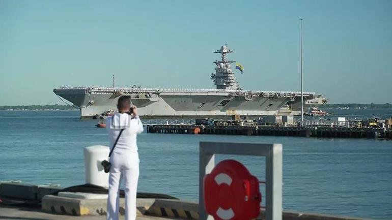 USS Gerald R. Ford ABD’ye döndü Kaynak:CNN TÜRK Venezuela’da Devlet Başkanı Maduro’nun kaçırılmasında ve İran savaşında