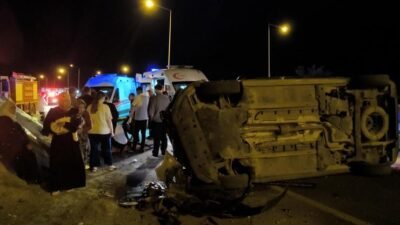Remziye ÖNER/GERCÜŞ (Batman), (DHA)- BATMAN’ın Gercüş ilçesinde düğünden dönen ailenin