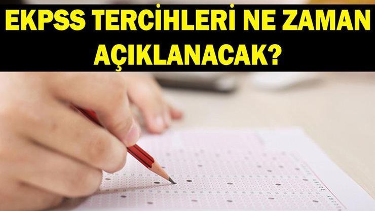 Kaynak:Cnnturk.com EKPSS tercihlerinin ne zaman başlayacağı sorgulanıyor. EKPSS 19 Nisan’da