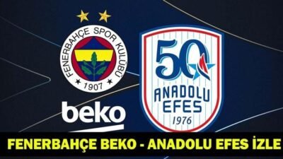 Kaynak:Cnnturk.com Anadolu Efes ve Fenerbahçe Beko, Türkiye Sigorta Basketbol Süper