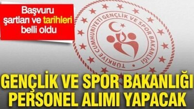 Gençlik ve Spor Bakanlığı (GSB), 2026 yılı için sözleşmeli personel