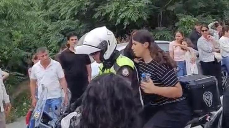 Sınava gireceği okulu karıştırdığını fark eden bir öğrenci, polis ekipleri