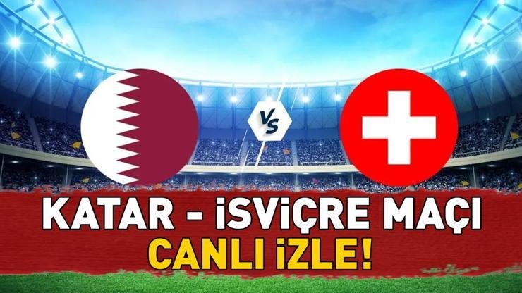 Kaynak:Cnnturk.com Katar – İsviçre maçı canlı ve şifresiz olarak TRT