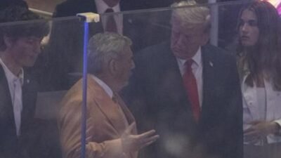ABD Başkanı Donald Trump, New York Knicks ile San Antonio