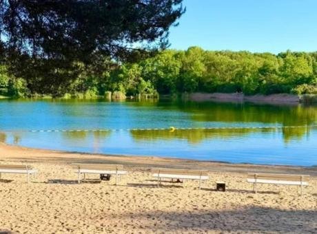 Almanya’nın Halle kentinde bir plaja giriş için ilginç bir şart