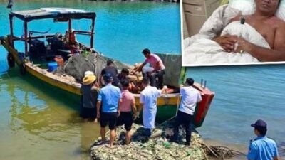 Çin’in Guangxi Zhuang Özerk Bölgesi’ndeki Hainan Adası’nda tatil yapan 40