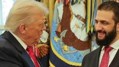 Suriye Cumhurbaşkanlığından yapılan açıklamaya göre, Cumhurbaşkanı Şara, ABD Başkanı Trump